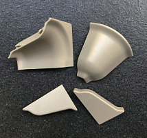 Комплект фурнитуры AP120-153 (077)  DIY(2 загл.,1 внутр.угол,1 внеш.угол