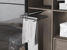 Вешалка  Starax для брюк,400мм (360*460*150) Антрацит,алюминий