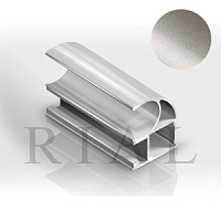 KR 01 Вертикальный асимметричный профиль (ручка) Сатин зерно 5,5м