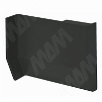 801/704 Заглушка для мебельного навеса,пластик,черная,левая