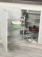 Волшебный уголок Fit FS,сетки,ширина 900мм (860*530*530-750) правый с доводчиком  0610966