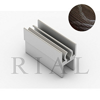 KR08 Горизонтальный верхний профиль Венге патина структур. 5,9м