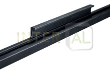 Фасадный профиль Чёрный матовый ПР-10 с ручкой 290мм (M) L=  3000мм