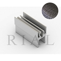 KR08 Горизонтальный верхний профиль Крок шоколад 5,9 м