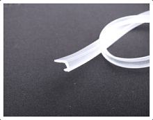 Уплотнитель для фасадного профиля  универсальный прозрачный