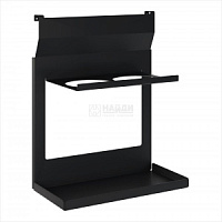 Полка-держатель для бутылок (Черный муар)