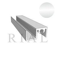 КО-08 Горизонтальный верхний профиль Хром глянец 5,9 м