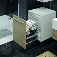 Корзина Starax для белья с нижним креплением,шир.300мм (240*470*550) Направляющие:Blum Tandem