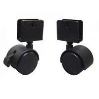 Опора колесная d 40 U- образная со стопором 3322