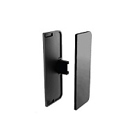 REHAU 98600 Л+П заглушка C черная сплошная пластик