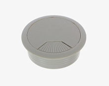 Заглушка кабель - канала компьютерная  серый