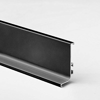 REHAU Горизонтальный L профиль 4,1м черный матовый