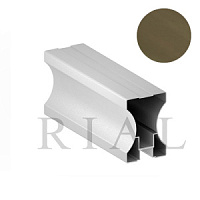 KR300 Вертикальный асимметричный профиль (ручка) Шампань глянец 5,5 м