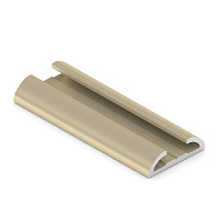 Направляющая для распашных дверей 5400мм золото