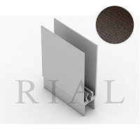 KR07 Горизонтальный нижний профиль Венге темный 5,9 м