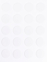 REXAU Заглушка самоклеющаяся D14мм (20шт) Белый шагрень