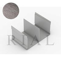 KR 02 Направляющий Ш-оразный профиль  Трюфель браш 5,9м