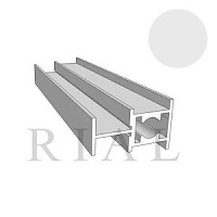 КО-09 Горизонтальный межсекционный профиль Белый глянец 5,5м