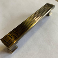 Ручка-скоба Н 003-027 античная бронза 128мм  4614