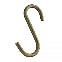 Крючок малый для рейлинга Бронза