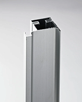 REHAU Вертикальный L профиль 4,7м серебристый матовый