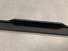 Фасадный профиль МАКРО Чёрный матовый ПР-4 3 ручки 3000 мм