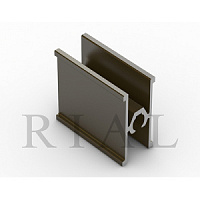 KR09 Горизонтальный межсекционный профиль Шампань глянец 5,9 м