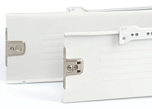 Боковины Firmax с роликовыми направляющими, H=150 мм, L=350мм, белый RAL9003, (4 части)