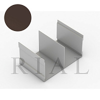 KR 02  ВП Направляющий Ш-образный профиль  Софт Тач Шоколад 5,9
