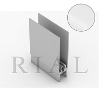KR07 Горизонтальный нижний профиль  Софт Тач Белый 5,9м