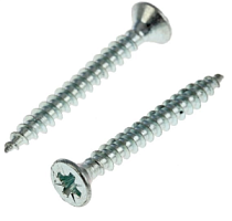 Саморез 4*35 белый оцинкованный