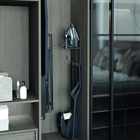 Держатель для утюга и гладильной доски Starax,(200*200*380) антрацит