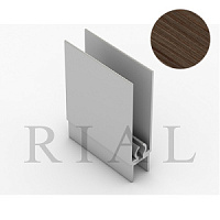 KR07 Горизонтальный нижний профиль Ясень шимо тёмный 5,9 м