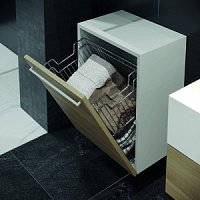 Корзина Starax  для белья в базу 450 с креплением на дверцу