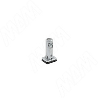 Опора регулируемая,D12мм,высота отверстия 25мм,с прямоугольной ножкой