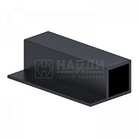 Профиль под ЛДСП, 3000 мм (Графит) LDSP3-77