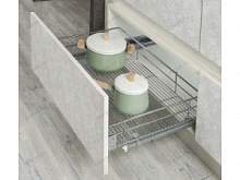 Выдвижная корзина Starax Tandem Blum с фасадным креплением шир.900(860*880*500*160)