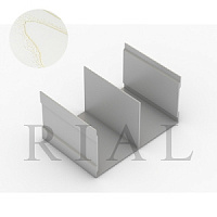 KR02 ВП Направляющий Ш-образный профиль Патина золото 5,9 м