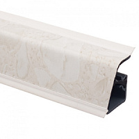 Пристеночный бортик REHAU Белые камни 762U 118 Trend-line 4200 мм