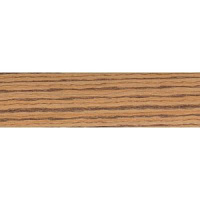 Кромка Зебрано тёмный дерево 0,45х19 мм АБС Dollken