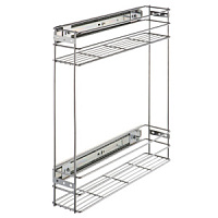 Корзина Fit FЕ бокового крепления полновыкатная ширина 150мм (110*450*520) хром  0610960