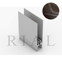 KR07 Горизонтальный нижний профиль Венге патина структур.5,9 м
