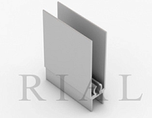 КО-07 Горизонтальный нижний профиль Хром матовый 5,9 м