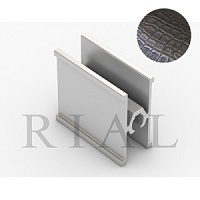 KR09 Горизонтальный межсекционный профиль Крок шоколад 5,9 м