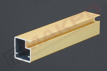 Фасадный профиль  Золото сатин ПР-2 5800 мм