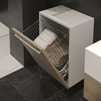 Корзина Starax для белья с креплением на дверцу,400 мм