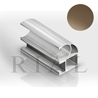 KR01 Вертикальный асимметричный профиль (ручка) Виски зернистый 5,5 м