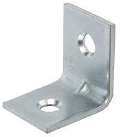 Мебельный монтажный уголок, пластик, алюминий, (2 части)