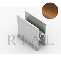 KR09 Горизонтальный межсекционный профиль Ром глянец 5,9 м