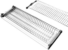 645-16N Сушка для посуды Kalibra, 450 мм (нерж.сталь. 1 жесткий-поддон. гл 277-347)